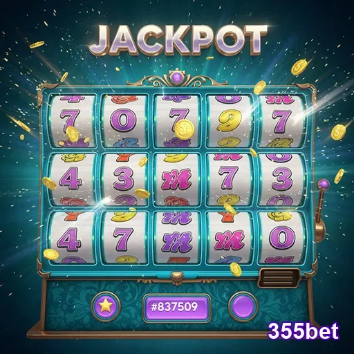 Design de slot games destacando recursos interativos na 355bet
